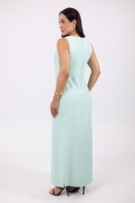 Vestido Débora Verde Água