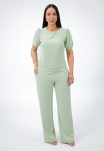 Conjunto Cecília Verde Malva