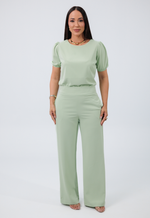 Conjunto Cecília Verde Malva