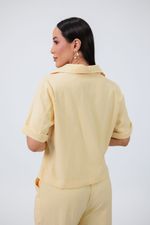 Conjunto Núbia Marrant Amarelo Manteiga
