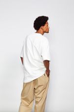 Calça Cropped Sarja Masculina - Caqui