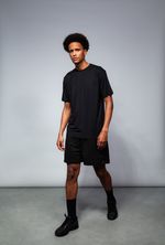 Camiseta Regular Modal Masculina - Preta