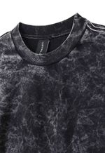Camiseta Boxy Marmorizada Masculina - Preta