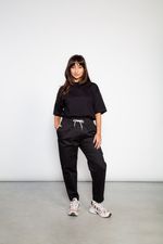 Calça Cropped Sarja Masculina - Preta