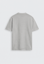 Camiseta Oversized Texturizada Masculina - Cinza