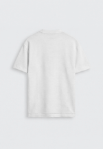 Camiseta Oversized Texturizada Masculina - Off White