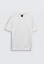 Camiseta Oversized Texturizada Masculina - Off White