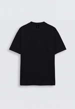Camiseta Oversized Texturizada Masculina - Preta