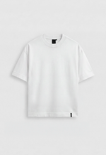 Camiseta Boxy Premium Masculina - Branca