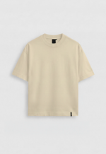 Camiseta Boxy Premium Masculina - Areia