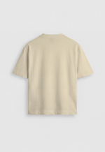 Camiseta Boxy Premium Masculina - Areia