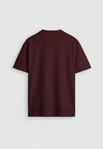 Camiseta Oversized Premium Masculina - Vinho