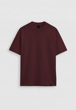 Camiseta Oversized Premium Masculina - Vinho