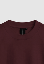 Camiseta Oversized Premium Masculina - Vinho