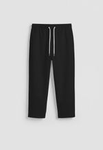 Calça Cropped Sarja Masculina - Preta