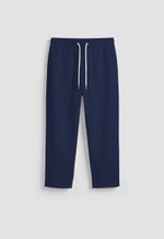 Calça Cropped Sarja Masculina - Marinho