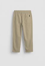 Calça Cropped Sarja Masculina - Caqui