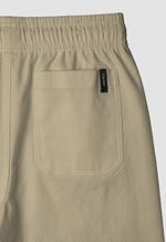 Calça Cropped Sarja Masculina - Caqui