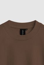 Camiseta Oversized Premium Masculina - Marrom