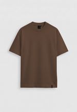 Camiseta Oversized Premium Masculina - Marrom