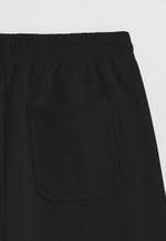 Shorts de Moletinho - Preto