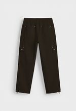 Calça Cargo Sarja Masculina - Marrom