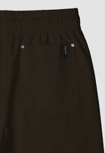 Calça Cargo Sarja Masculina - Marrom