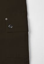 Calça Cargo Sarja Masculina - Marrom
