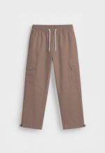Calça Cargo Sarja Masculina - Canela