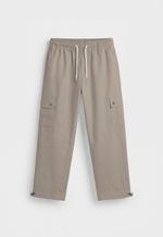 Calça Cargo Sarja Masculina - Caqui