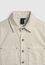 Camisa Cotelê Masculina - Off White