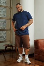 Camiseta Fit Premium Masculina - Marinho