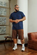 Camiseta Fit Premium Masculina - Marinho