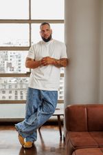Camiseta Fit Premium Masculina - Off White