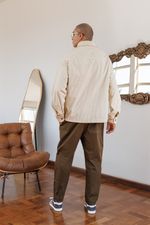 Camisa Cotelê Masculina - Off White