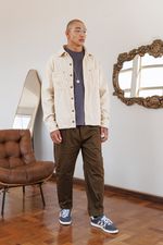 Camisa Cotelê Masculina - Off White