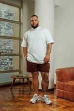 Camiseta Oversized Premium Masculina - Off White