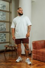 Camiseta Oversized Premium Masculina - Off White