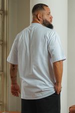 Camiseta Oversized Premium Masculina - Branca