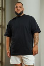 Camiseta Oversized Premium Masculina - Preta