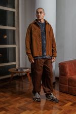 Camisa Cotelê Masculina - Caramelo