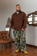 Camisa Cotelê Masculina - Marrom