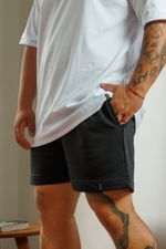Shorts de Moletinho - Preto