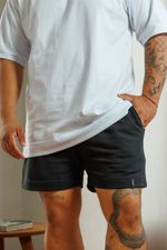 Shorts de Moletinho - Preto
