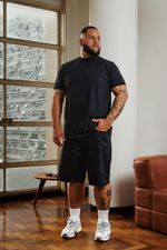 Camiseta Fit Premium Masculina - Preta