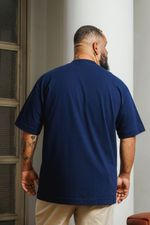 Camiseta Oversized Premium Masculina - Marinho