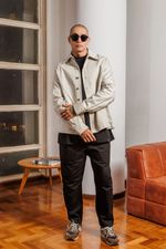 Jaqueta Boxy Cinza Masculina