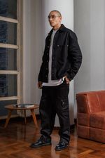 Jaqueta Boxy Preta Masculina