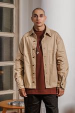 Jaqueta Boxy Caqui Masculina