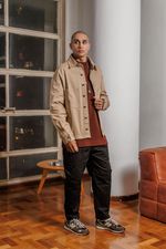 Jaqueta Boxy Caqui Masculina